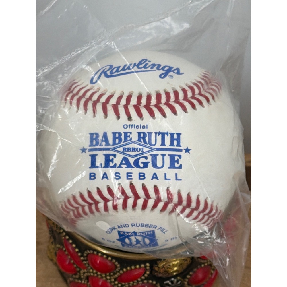 Rawlings Official Babe Ruth League Baseball RBR01 Genuine Leather New Sealed